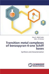 Transition metal complexes of benzopyran-4-one Schiff bases