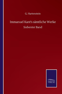 Immanuel Kant's sämtliche Werke