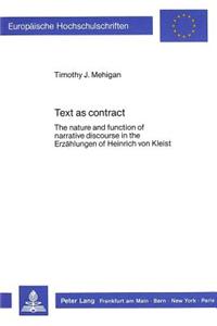 Text as Contract