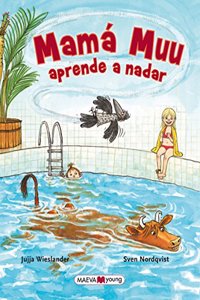 Mama Muu Aprende a Nadar
