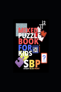 Mixed Puzzle Book For Kids