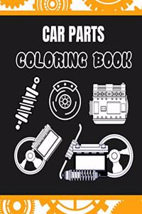 Car Parts Coloring Book