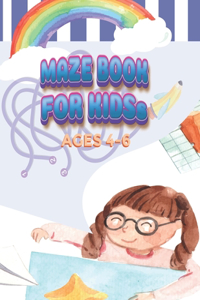 Maze Book for Kids 4-6