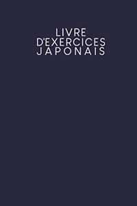 Livre d'exercices japonais