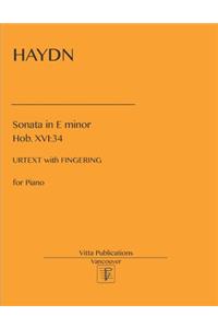 Haydn. Sonata in e minor Hob. 34