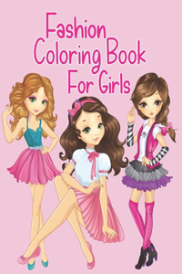 Fashion Coloring Book For Girls