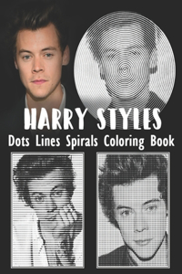 Harry Styles Dots Lines Spirals Coloring Book