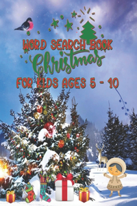Word search book Christmas for kids ages 5 - 10