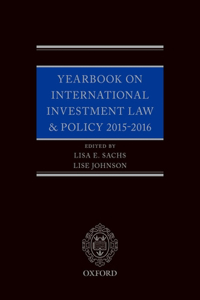 Yearbook on International Investment Law & Policy 2015-2016