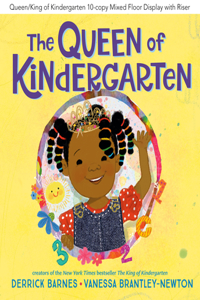 Queen/King of Kindergarten 10-copy Mixed Floor Display with Riser