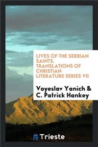 Lives of the Serbian Saints