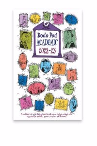 Dodo Pad Academic 2022-2023 Filofax-compatible A5 Organiser Diary Refill, Mid Year / Academic Year, Week to View