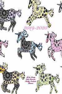 2019-2020 All the Pretty Little Unicorns Monthly Academic Planner