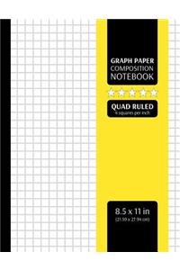 Graph Paper Composition Notebook