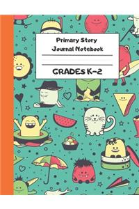 Primary Story Journal Notebook Grades K-2