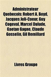 Administrateur Qubcois