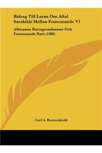 Bidrag Till Laran Om Aftal Sarskildt Mellan Franvarande V1