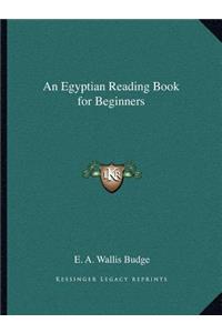 An Egyptian Reading Book for Beginners