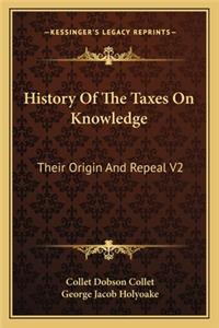 History Of The Taxes On Knowledge