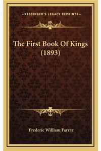 The First Book of Kings (1893)