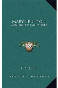 Mary Brunton