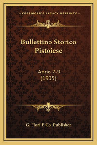 Bullettino Storico Pistoiese