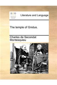The temple of Gnidus.