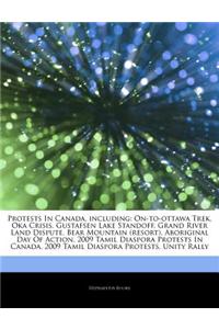 Articles on Protests in Canada, Including