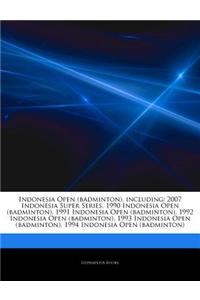 Articles on Indonesia Open (Badminton), Including