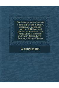 The Pennsylvania-German