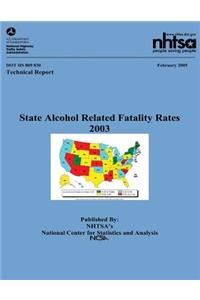 State Alcohol Related Fatality Rates
