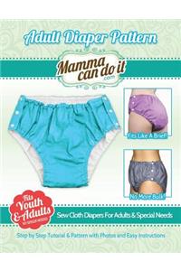 Adult diaper pattern