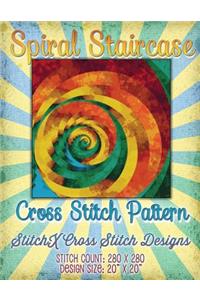 Spiral Staircase Cross Stitch Pattern