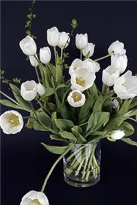 White Tulips in a Vase Flower Journal