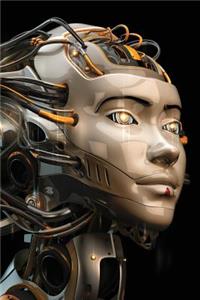 Golden-Eyed Android Grid Notebook