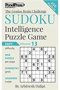 Sudoku Puzzle Books Volume 13. Easy. Sudoku Intelligence Puzzle Game