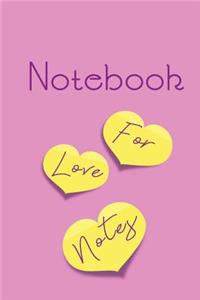 Notebook For Love Notes