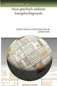 Neue griechisch-saïdische Evangelienfragmente