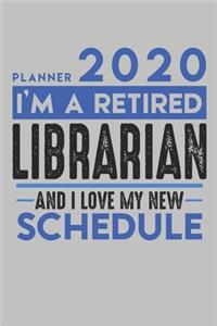 Weekly Planner 2020 - 2021 for retired LIBRARIAN