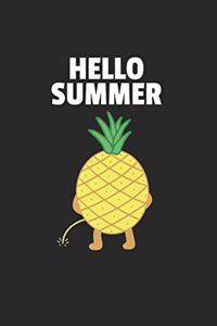 Dabbing Ananas Notizbuch