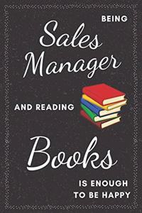 Sales Manager & Reading Books Notebook