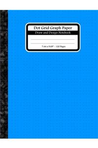 Dot Grid Graph Paper. Draw And Design Notebook