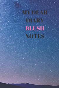 My Dear Diary Blush Notes