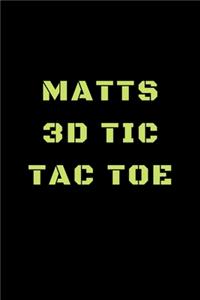 Matts 3D Tic Tac Toe