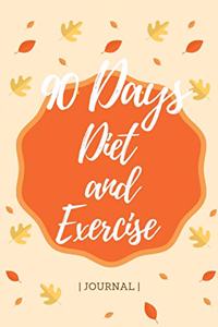 90 Days Diet and Exercise Journal