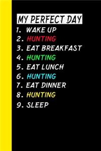 My Perfect Day Wake Up Hunting Eat Breakfast Hunting Eat Lunch Hunting Eat Dinner Hunting Sleep