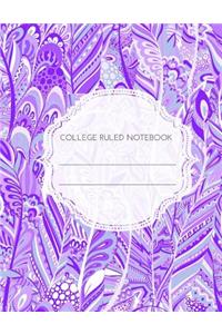 College Ruled Notebook