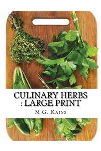 Culinary Herbs