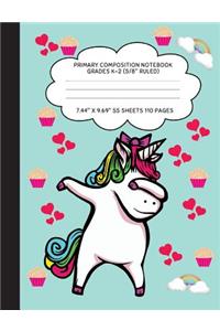 Primary Composition Notebook Grades K-2 (5/8