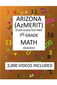 7th Grade ARIZONA AzMERIT, MATH, Test Prep